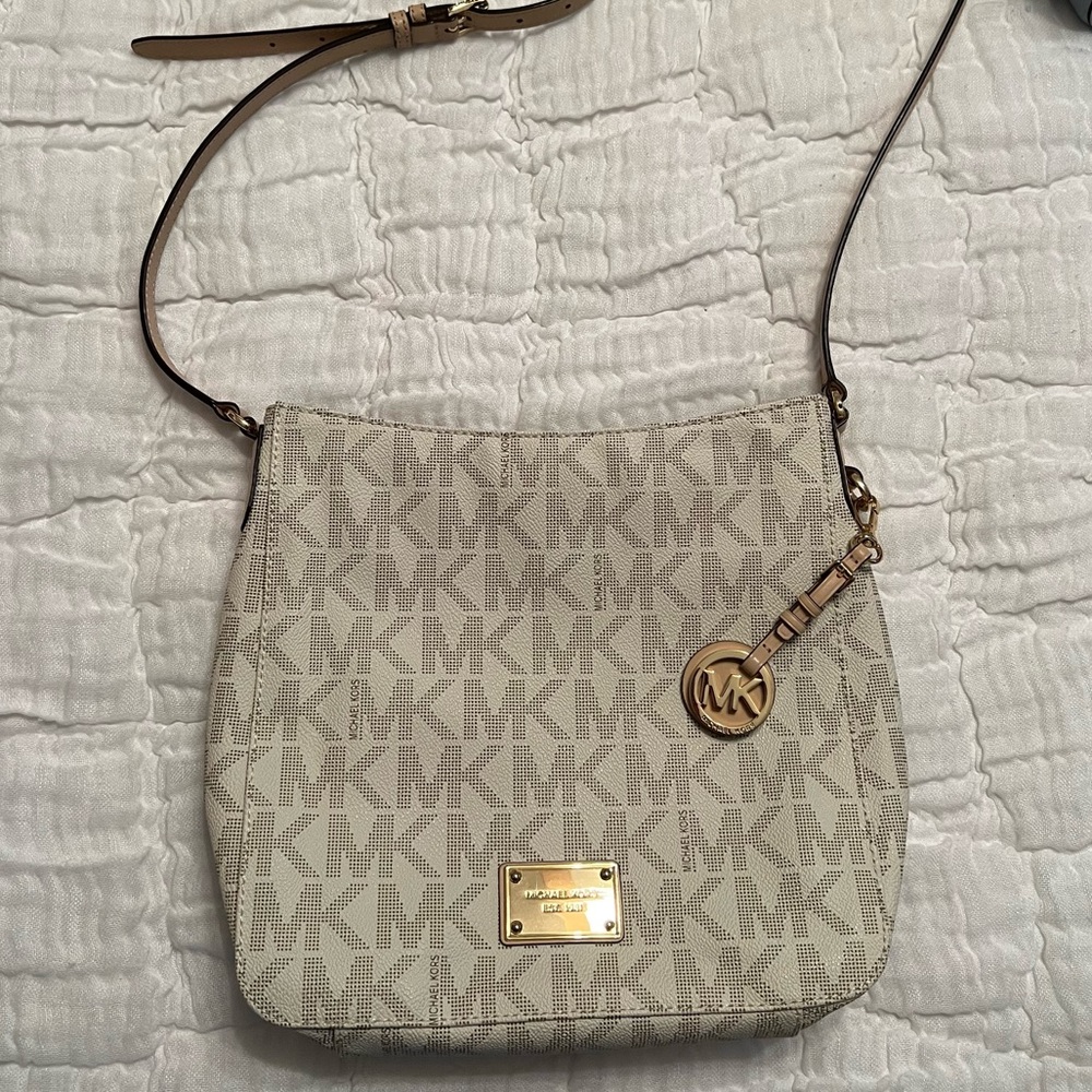 Michael Kors monogram crossbody bag